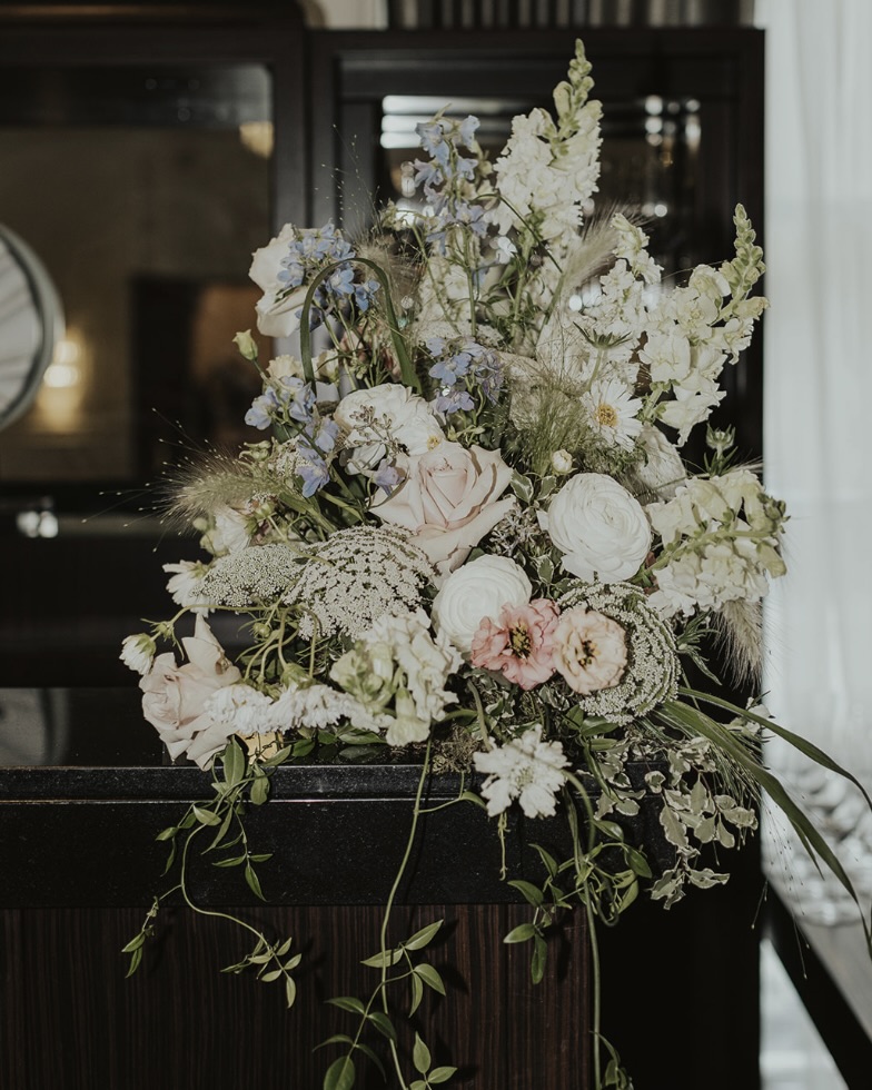 Bar / Welcome Sign / Card Table Arrangement